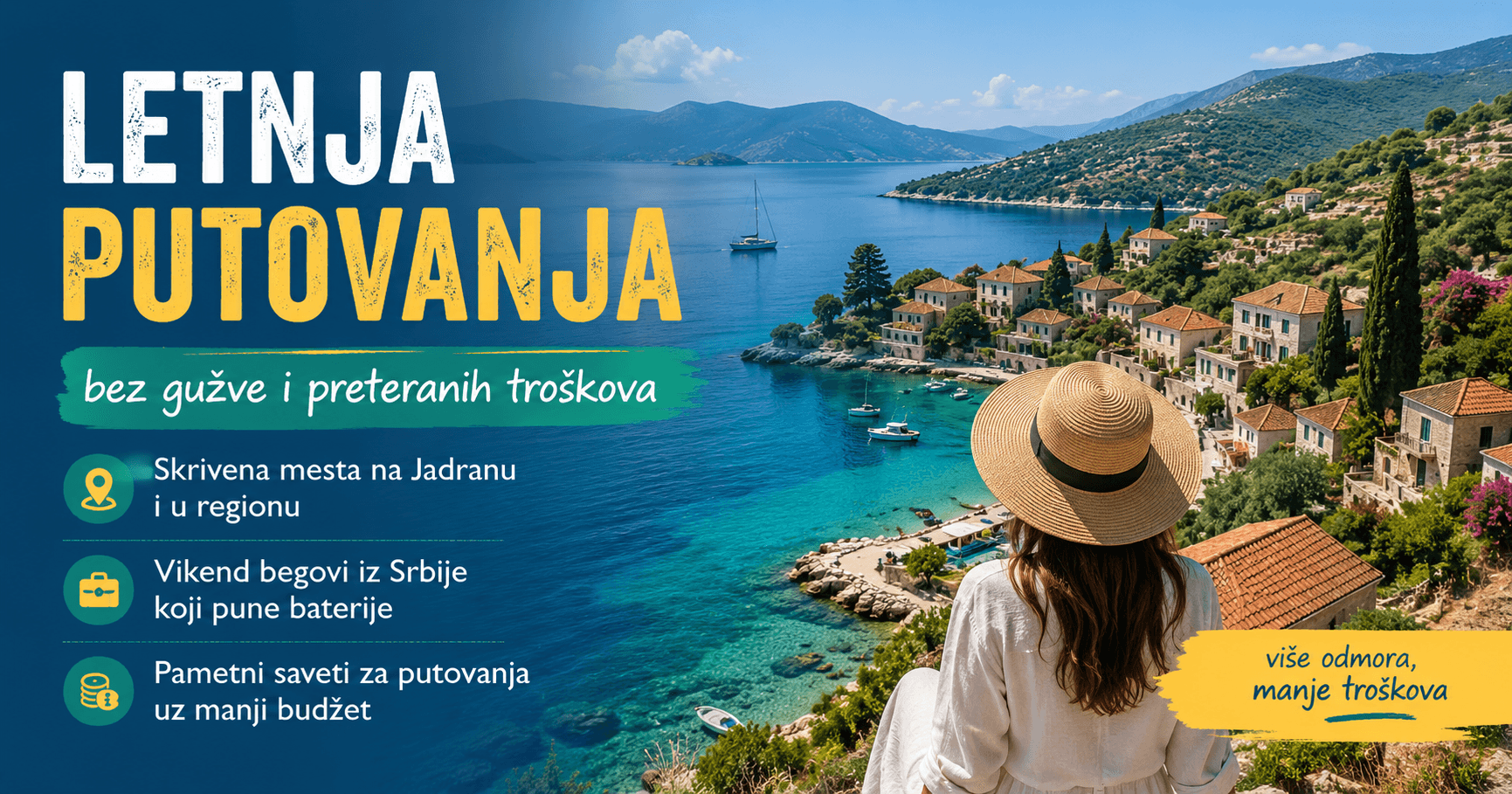 Letnja putovanja bez gužve: skrivena mesta i povoljan odmor u regionu