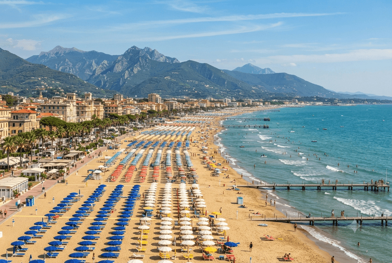 Viareggio – najlepša peščana plaža Toskane koja osvaja na prvi pogled