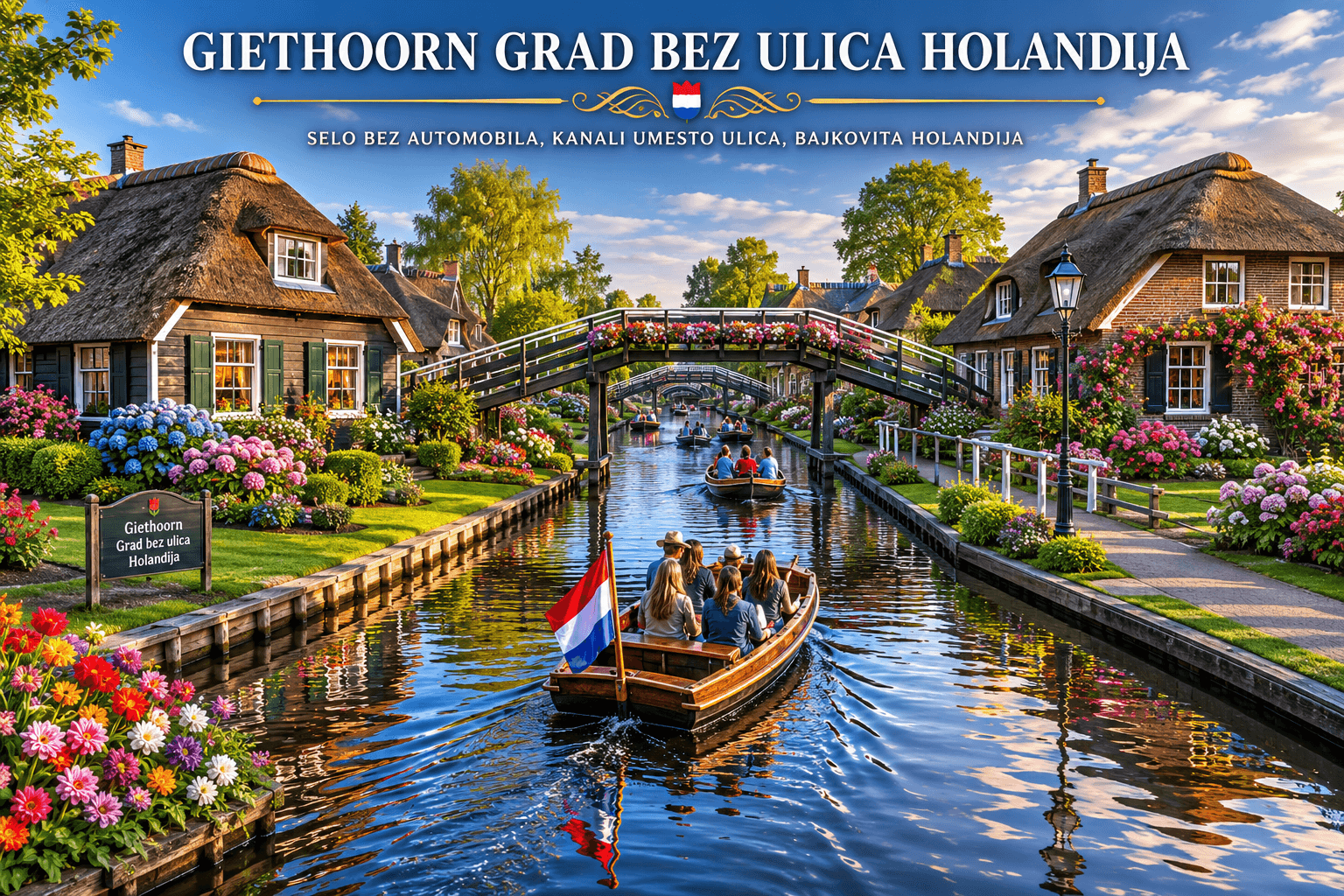 Giethoorn: Bajkoviti grad bez ulica koji osvaja turiste iz celog sveta